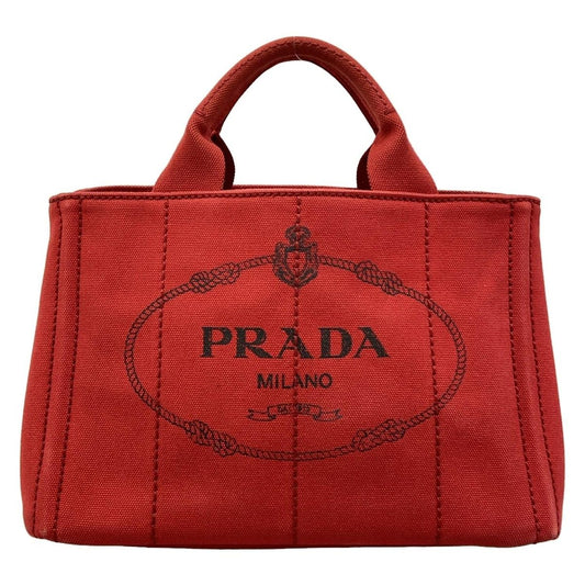 Prada Tote Canapa Red
