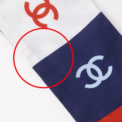 Chanel Headband Silk Navy — view 6