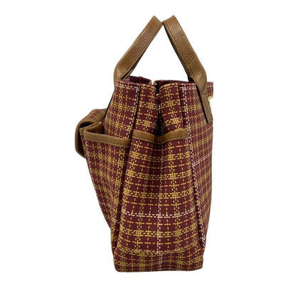Gucci Tote Interlocking Bordeaux Brown Multi Children's Collection Leather — view 4