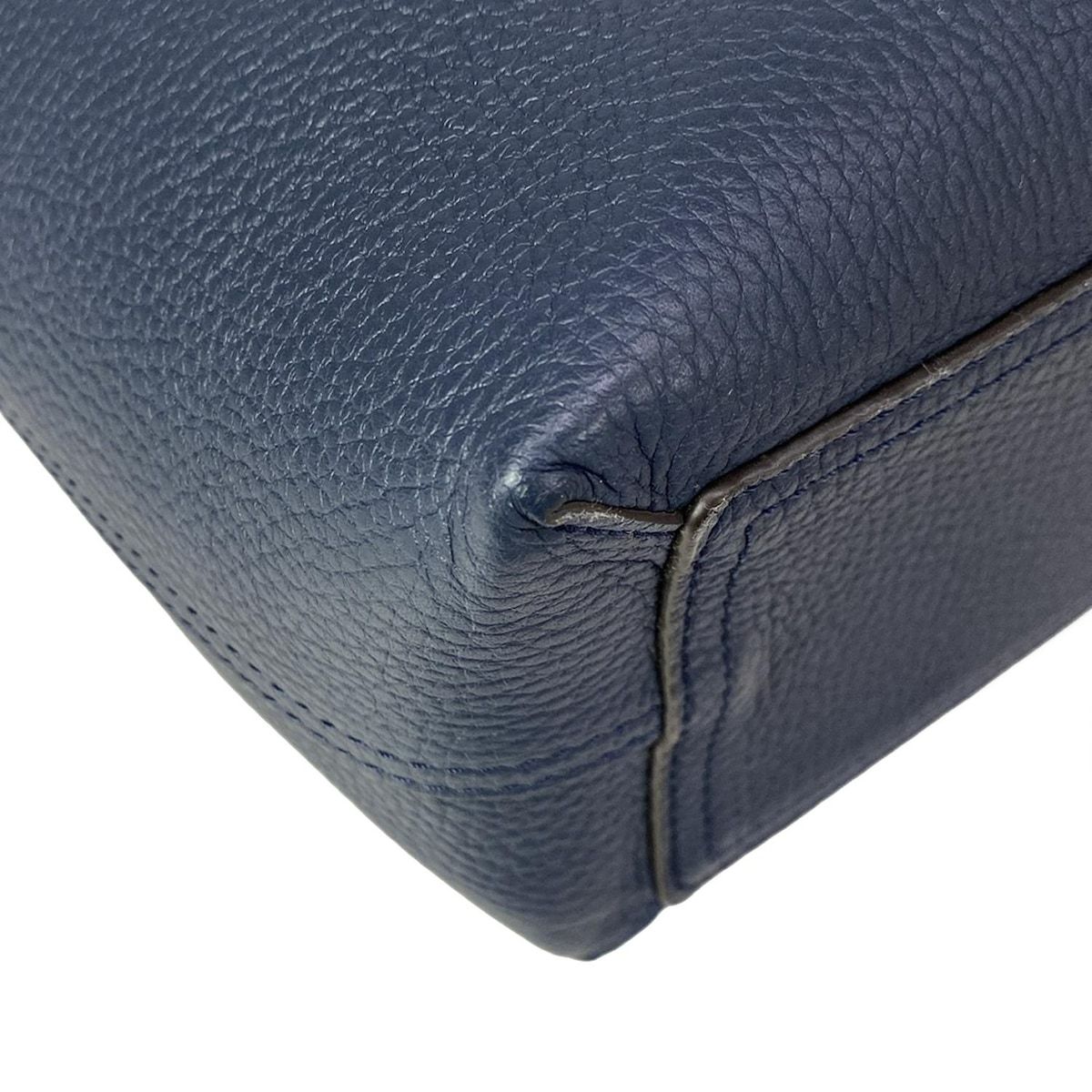 Louis Vuitton Tote Cuir Taurillon Cover Voyage NV Navy Leather Cowhide — view 6
