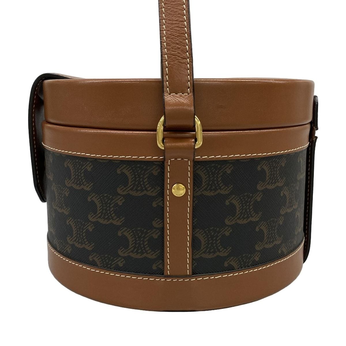 Celine Shoulder Bag Tambour Tan — view 4