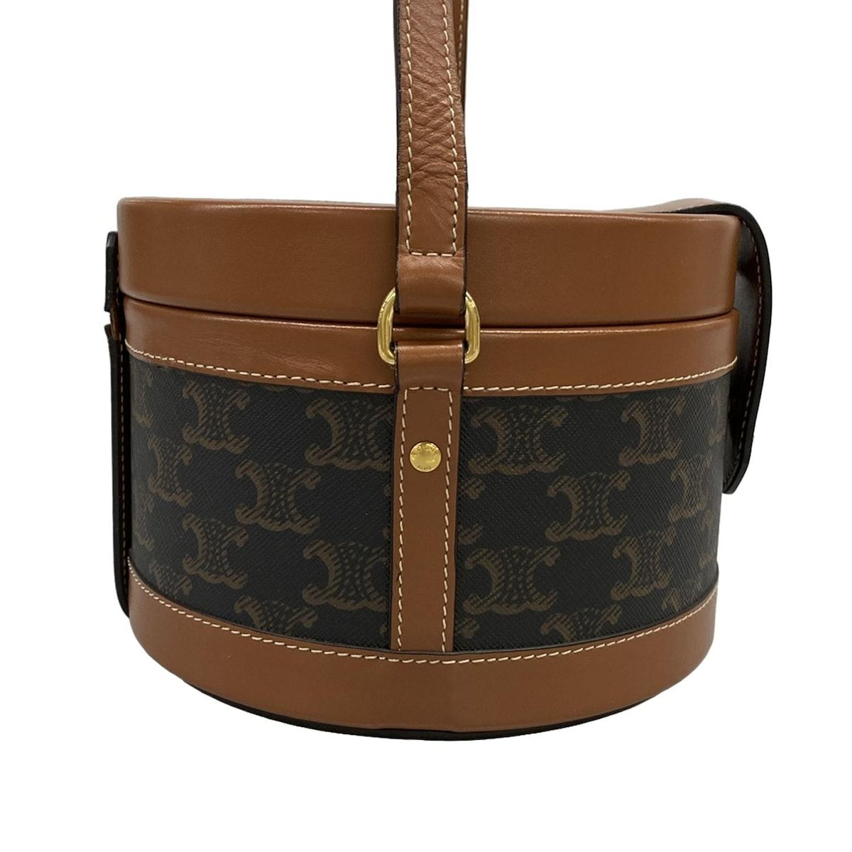 Celine Shoulder Bag Tambour Tan — view 2