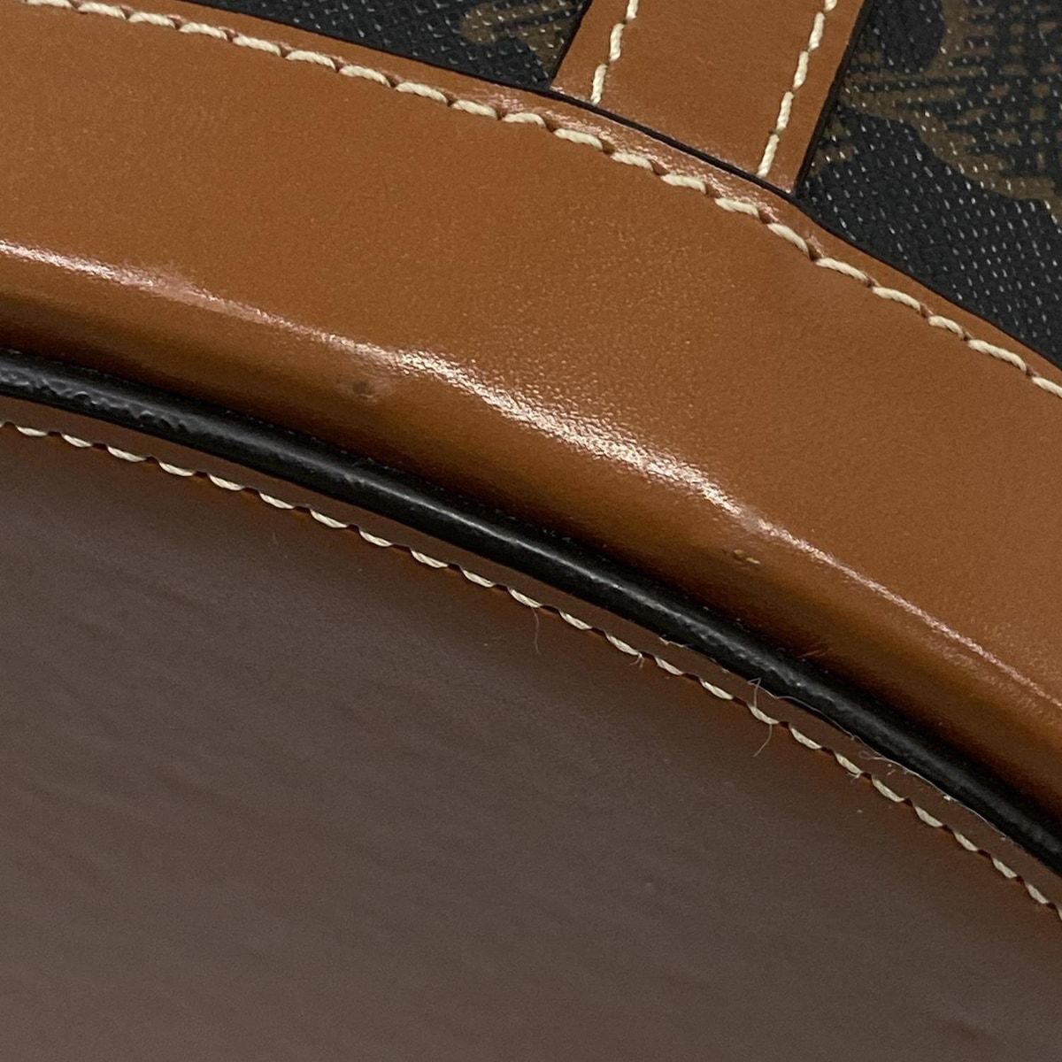 Celine Shoulder Bag Tambour Tan — view 6