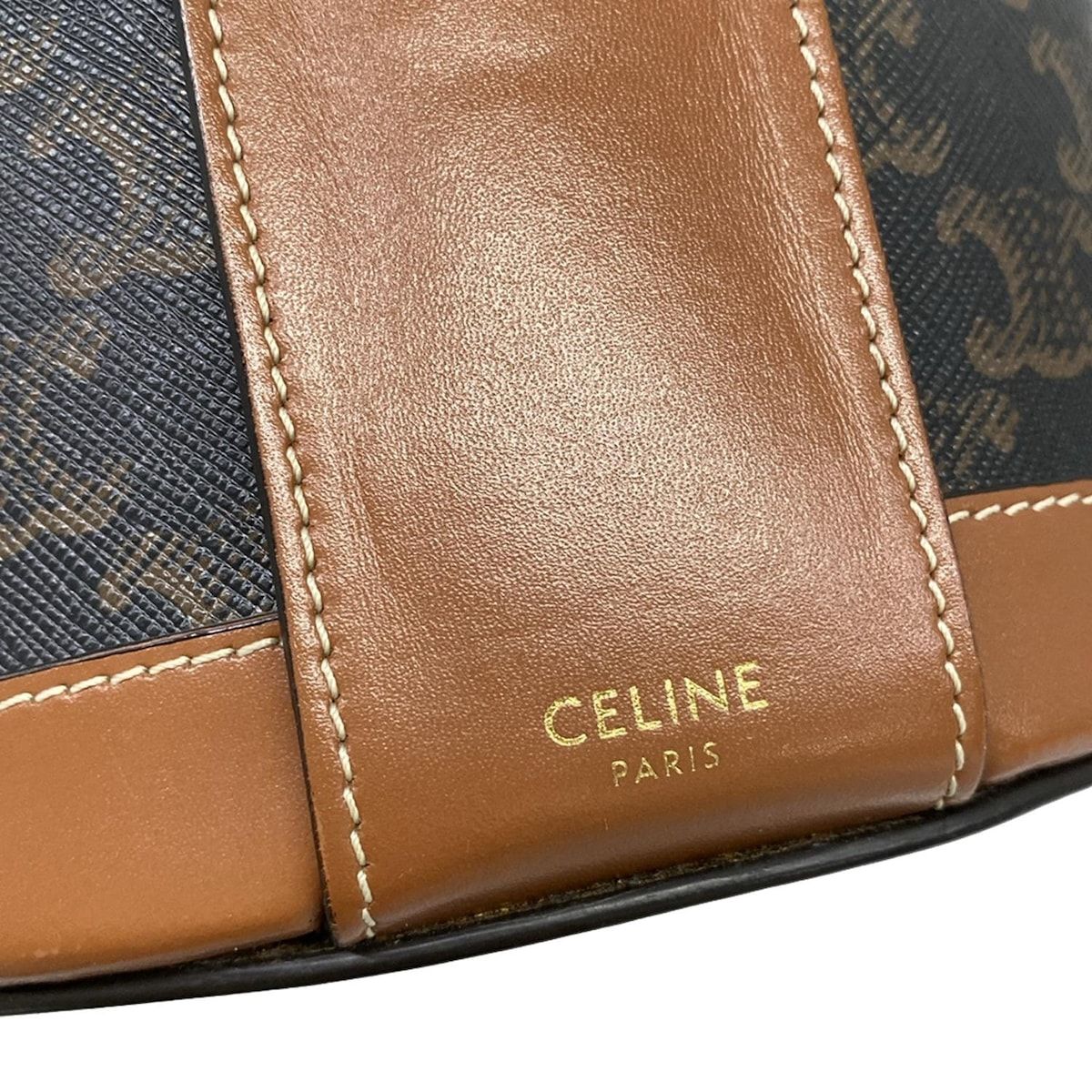 Celine Shoulder Bag Tambour Tan — view 8