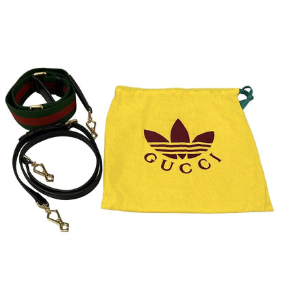 Gucci Handbag Horsebit Black White Adidas Collaboration Leather — view 8