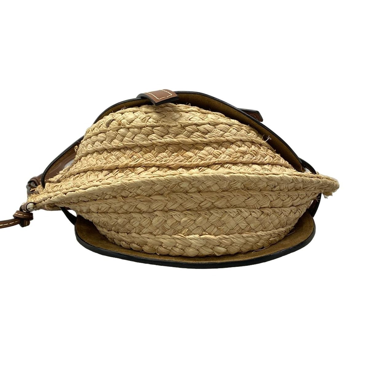 Loewe Shoulder Bag Gate Small Natural Brown Leather — view 5