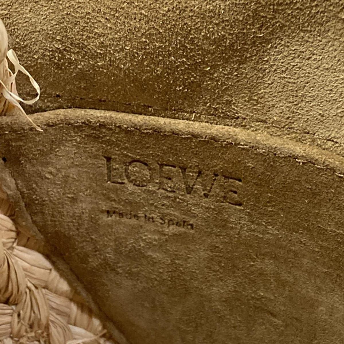 Loewe Shoulder Bag Gate Small Natural Brown Leather — view 8