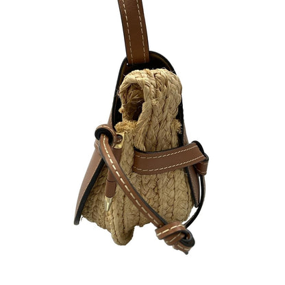 Loewe Shoulder Bag Gate Small Natural Brown Leather — view 2