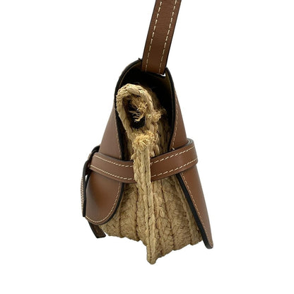 Loewe Shoulder Bag Gate Small Natural Brown Leather — view 4