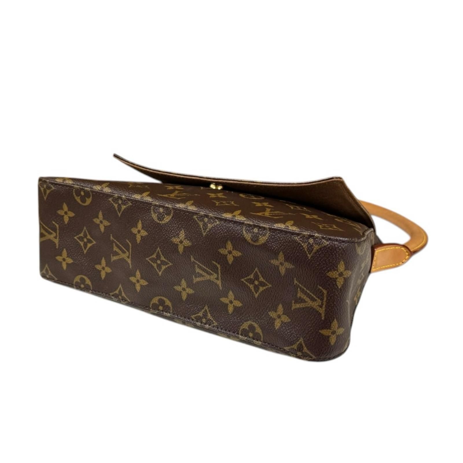 Louis Vuitton Mini Looping Monogram Handbag Canvas Brown — view 5