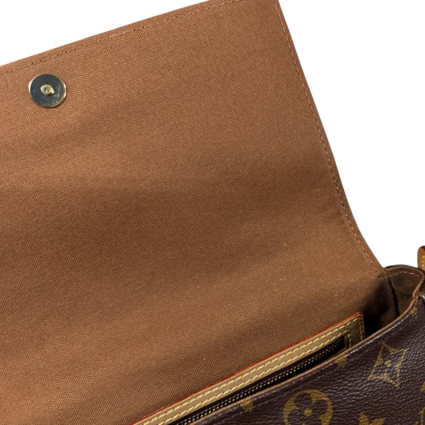Louis Vuitton Mini Looping Monogram Handbag Canvas Brown — view 8