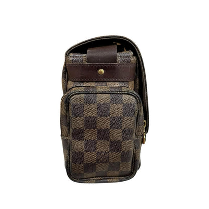 Louis Vuitton Reporter Mel Vert Damier Shoulder Bag Canvas Brown — view 4