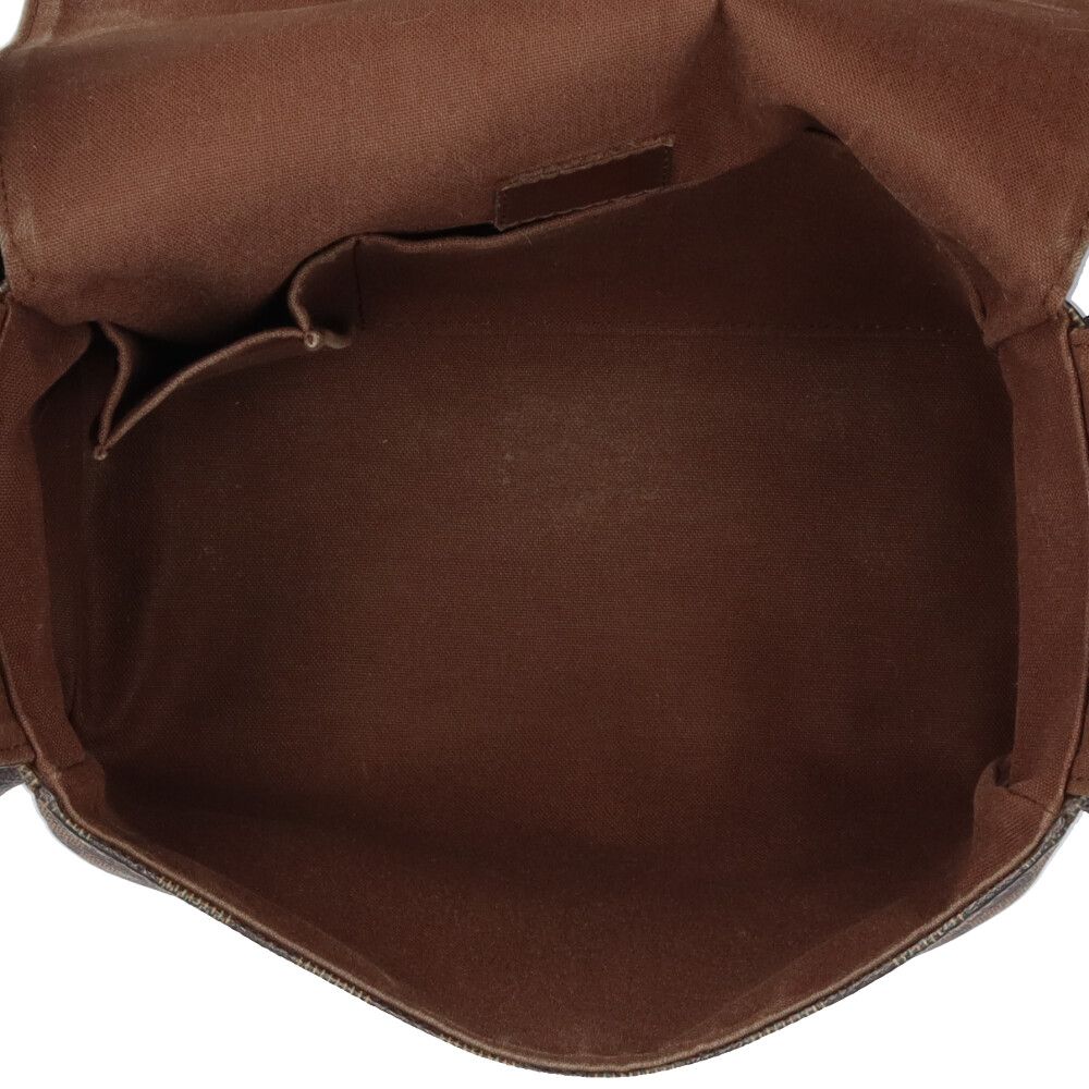Louis Vuitton Reporter Mel Vert Damier Shoulder Bag Canvas Brown — view 6