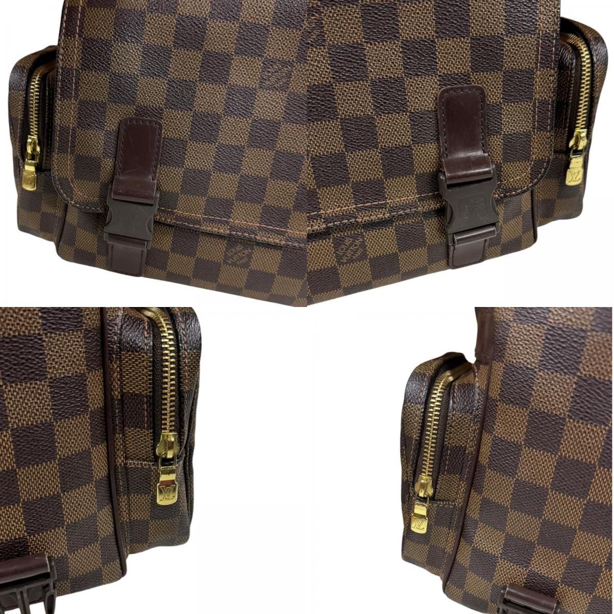 Louis Vuitton Reporter Mel Vert Damier Shoulder Bag Canvas Brown — view 9