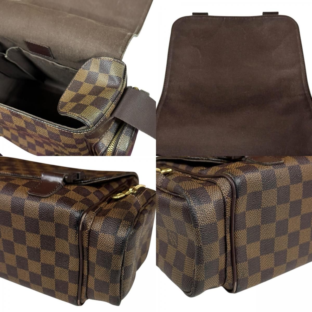 Louis Vuitton Reporter Mel Vert Damier Shoulder Bag Canvas Brown — view 8