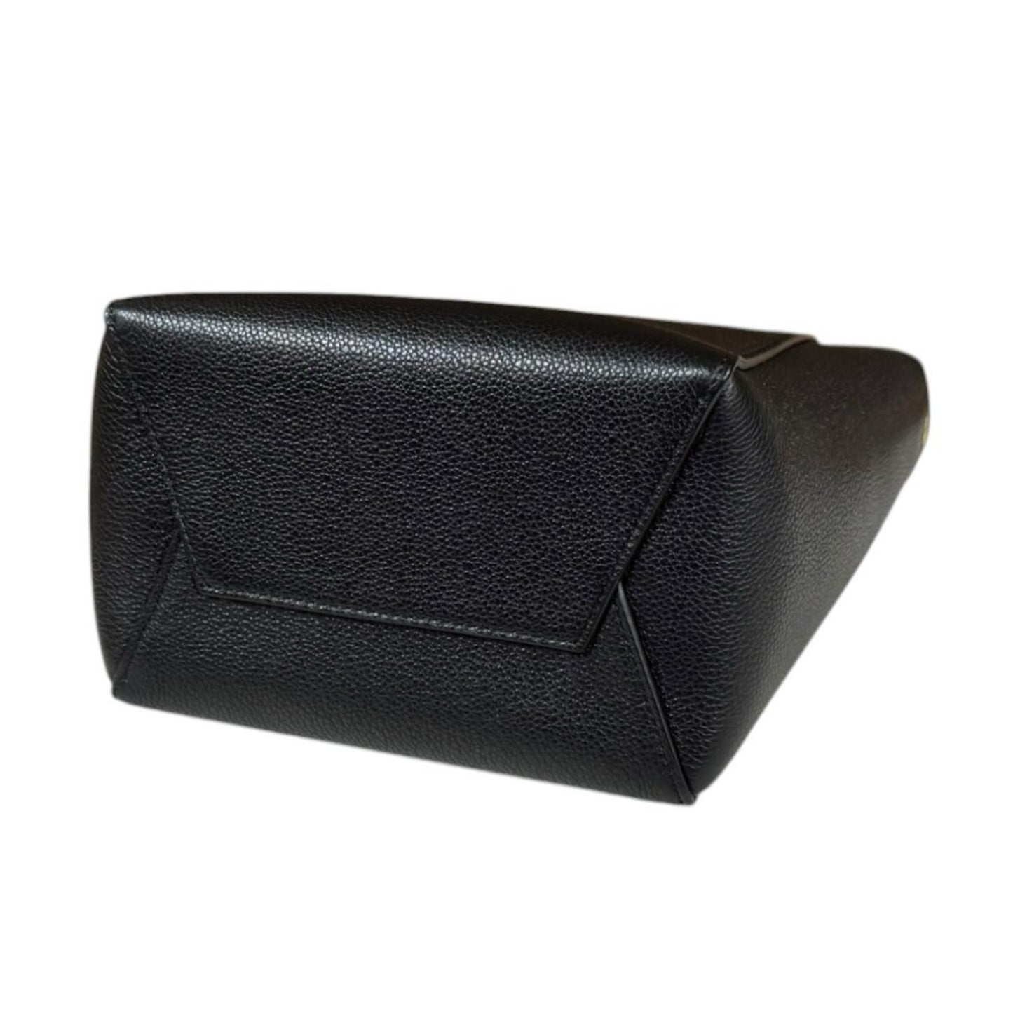 Celine Sangle Bucket Small Shoulder Bag Leather Black — view 5