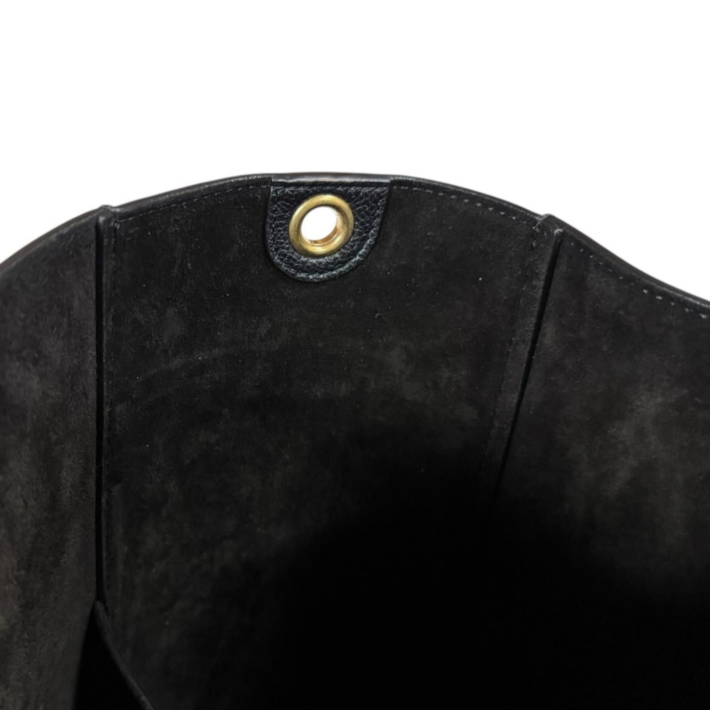 Celine Sangle Bucket Small Shoulder Bag Leather Black — view 7