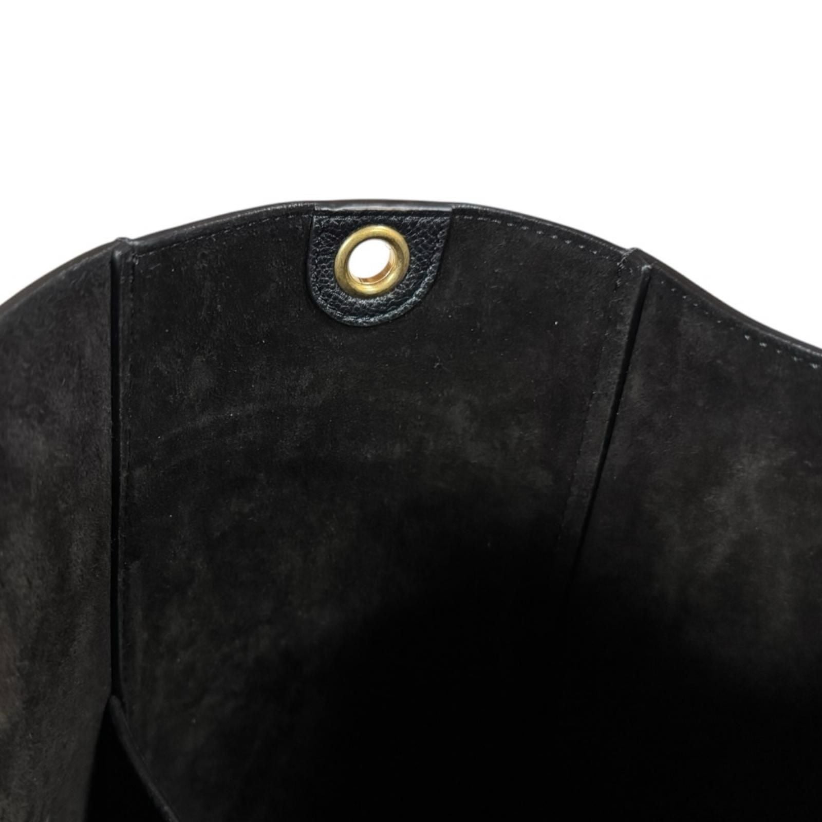 Celine Sangle Bucket Small Shoulder Bag Leather Black — view 7