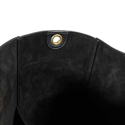 Celine Sangle Bucket Small Shoulder Bag Leather Black — view 7