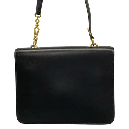 Hermes Shoulder Bag Sandrine Black Gold — view 3