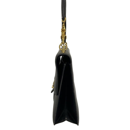 Hermes Shoulder Bag Sandrine Black Gold — view 4