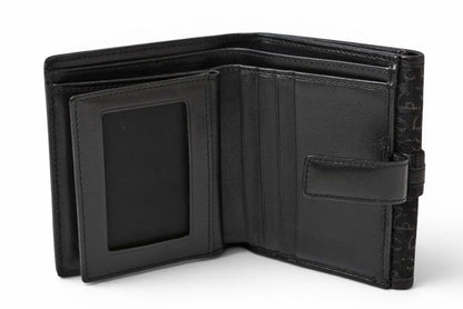 Dior Trifold Wallet Folded Trotter Jacquard Black Vintage — view 7