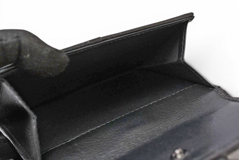 Dior Trifold Wallet Folded Trotter Jacquard Black Vintage — view 6