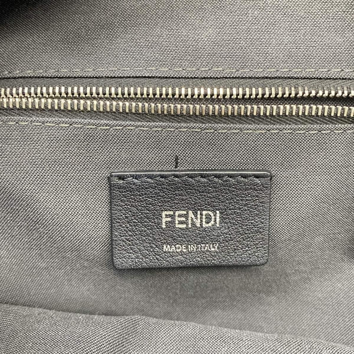 Fendi Shoulder Bag Bolsa Vit Dolce Light Pink Studs Leather — view 9