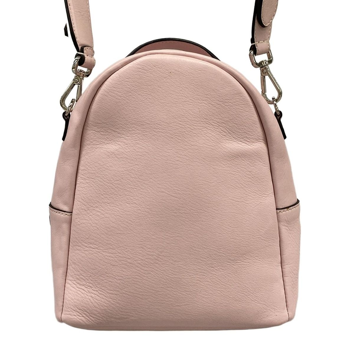 Fendi Shoulder Bag Bolsa Vit Dolce Light Pink Studs Leather — view 3