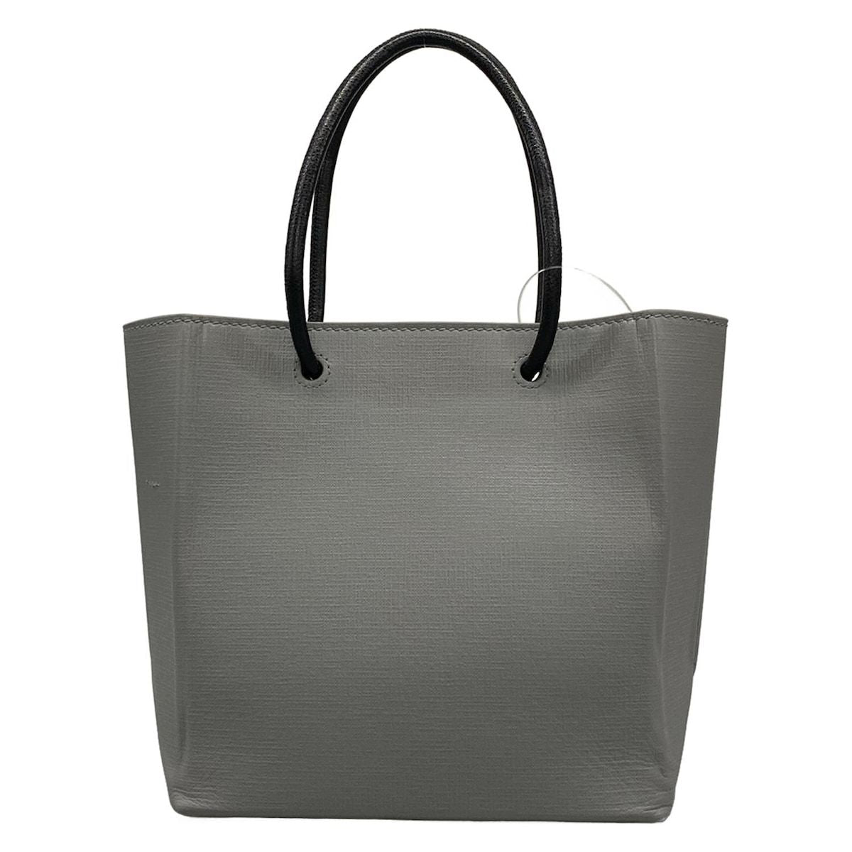 Balenciaga Tote Gray Leather — view 3