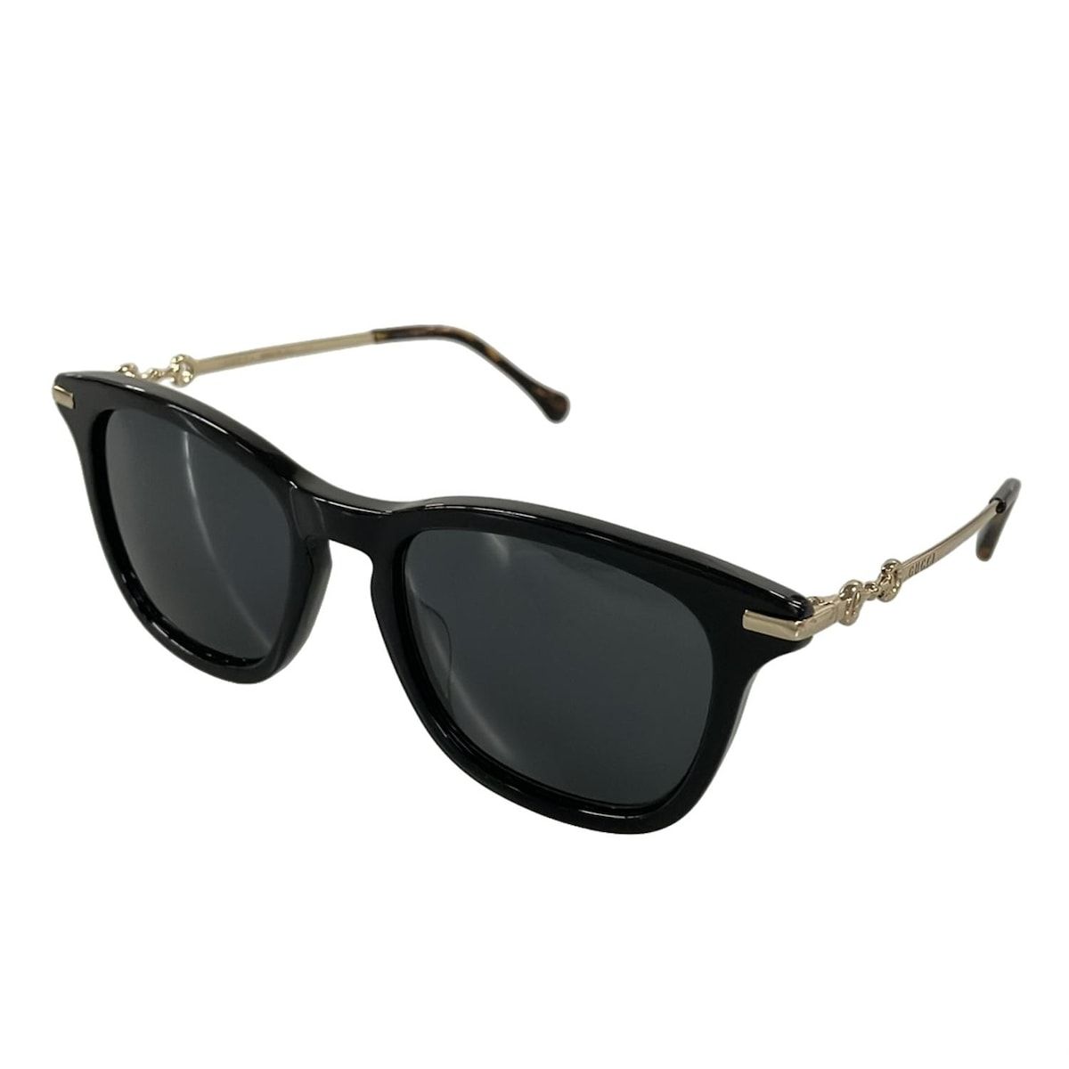 Gucci Sunglasses Wellington Black Gold Dark Brown Eyewear