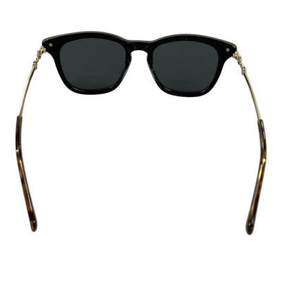 Gucci Sunglasses Wellington Black Gold Dark Brown Eyewear — view 3