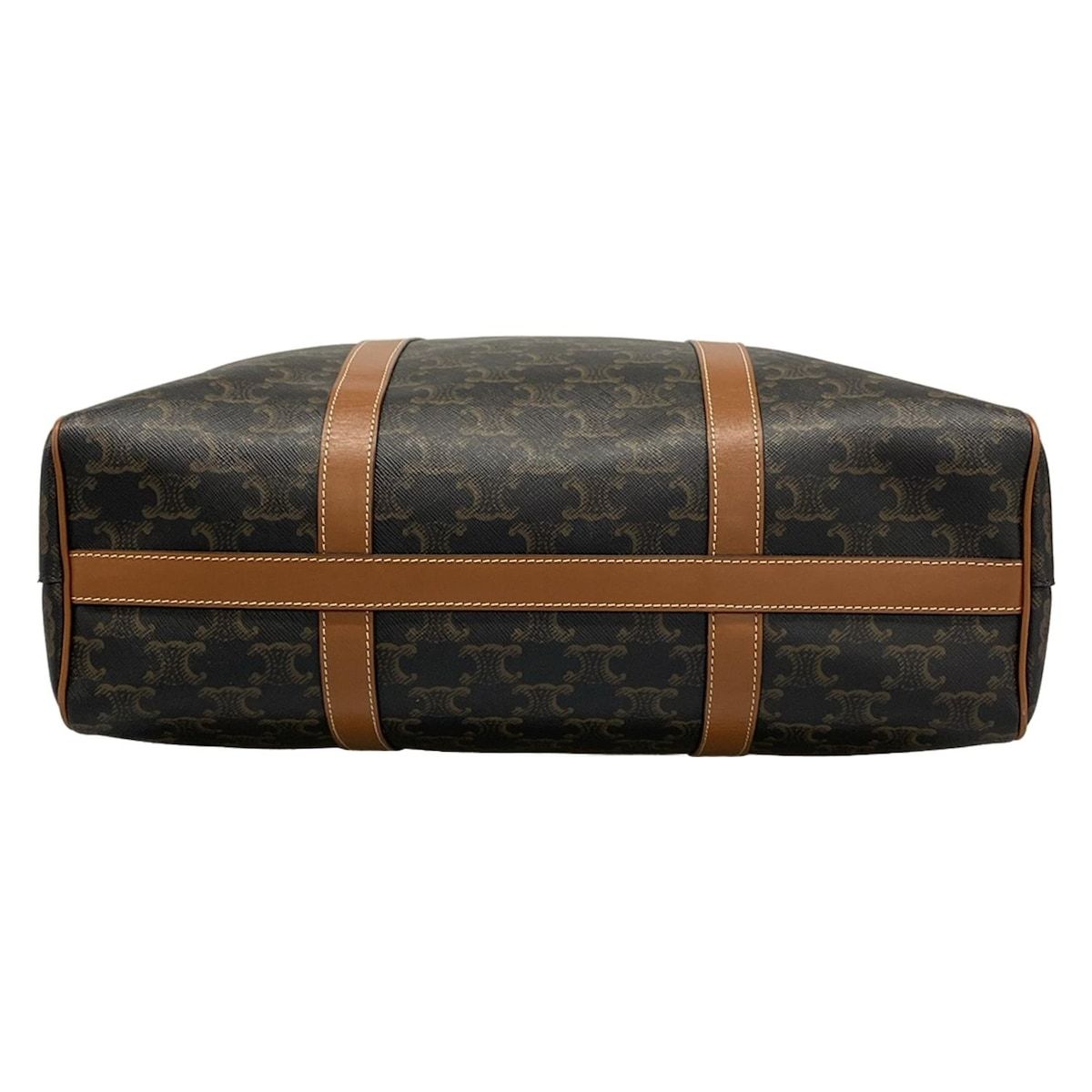 Celine Boston Bag Black Brown Leather — view 5