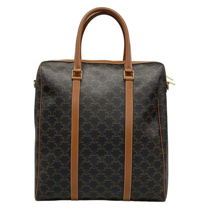 Celine Boston Bag Black Brown Leather — view 3