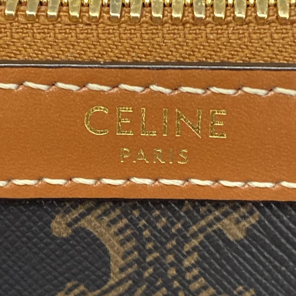 Celine Boston Bag Black Brown Leather — view 9
