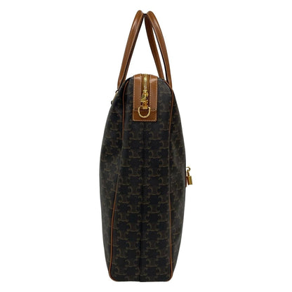 Celine Boston Bag Black Brown Leather — view 2