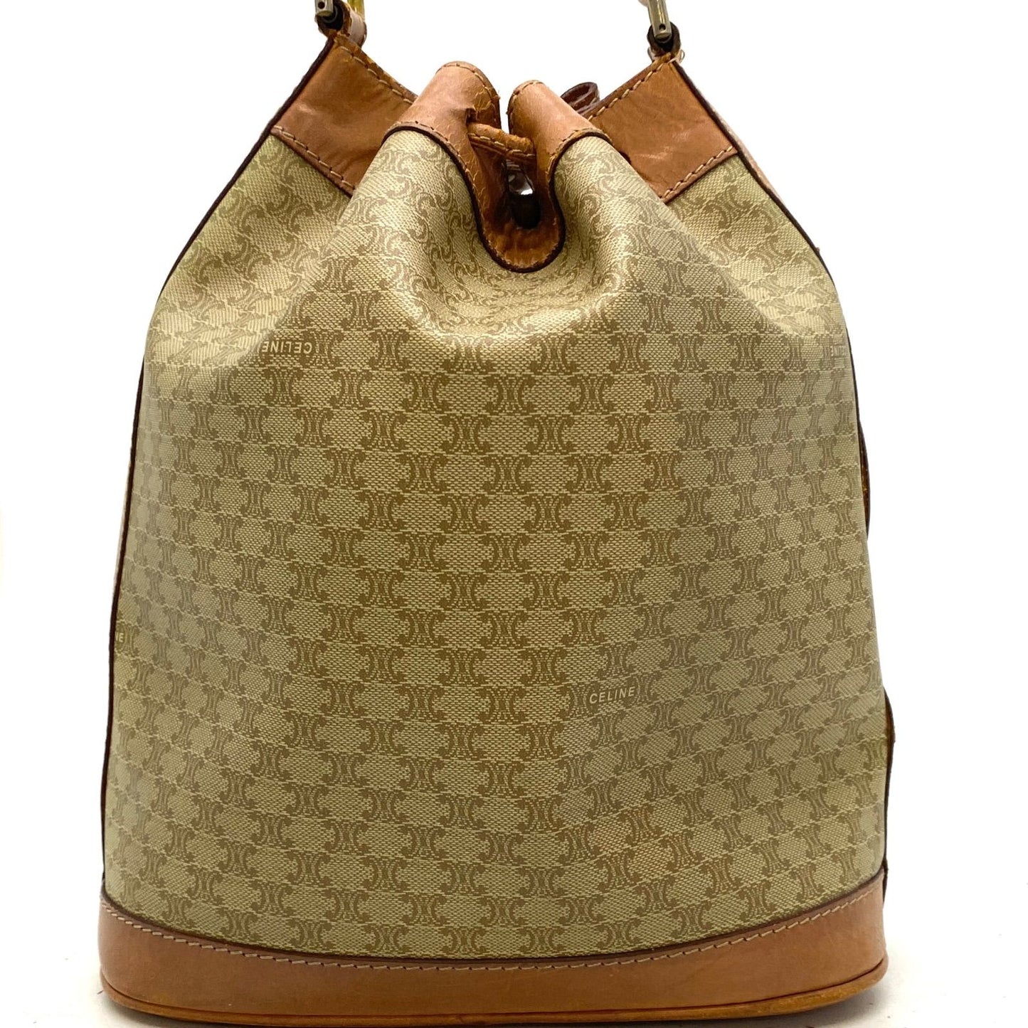 Celine Shoulder Bag Drawstring Macadam Travel — view 2