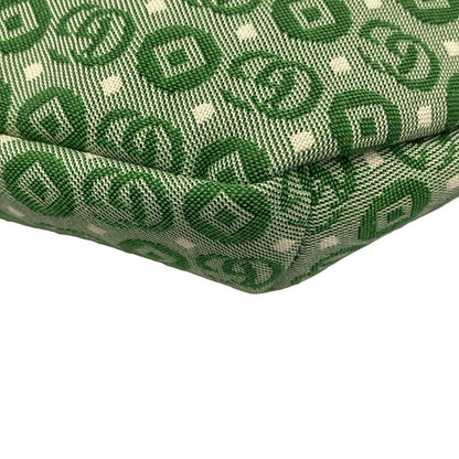 Gucci Waist Pouch Interlocking Children's Green Ivory Red Leather — view 6
