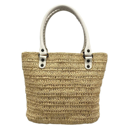 Balenciaga Tote City Small Basket Ivory White Leather — view 3