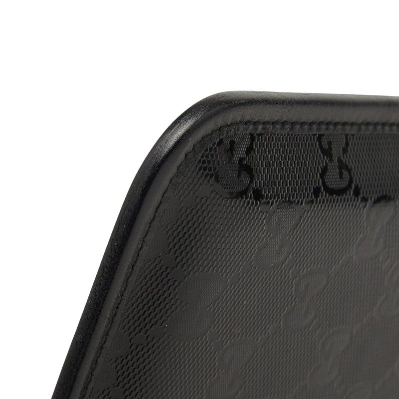 Gucci GG Supreme Sherry Line iPad Case Black Leather — view 4