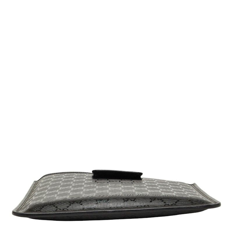 Gucci GG Supreme Sherry Line iPad Case Black Leather — view 3