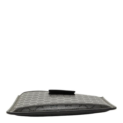 Gucci GG Supreme Sherry Line iPad Case Black Leather — view 3