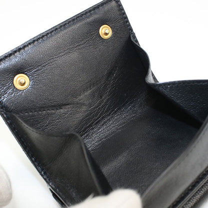 Saint Laurent Origami Tiny Wallet YSL Monogram Trifold Calf — view 5