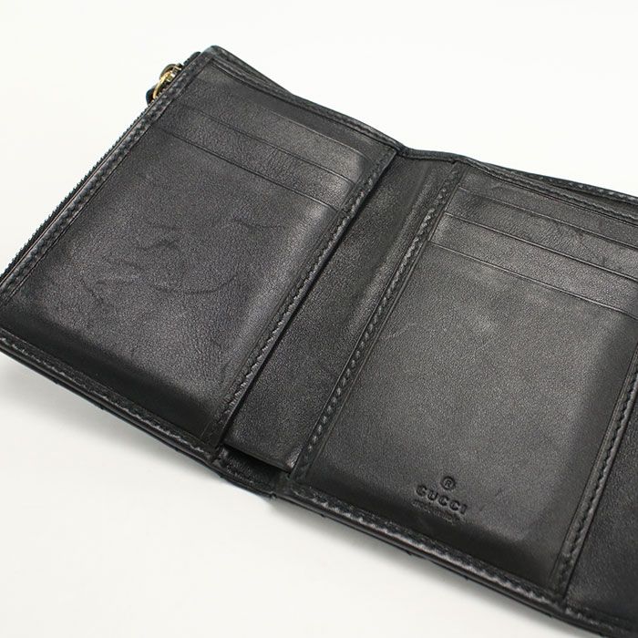 Gucci GG Marmont Trifold Wallet Quilted Leather — view 6