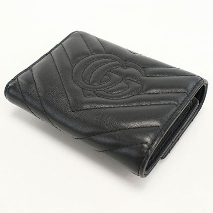 Gucci GG Marmont Trifold Wallet Quilted Leather — view 2