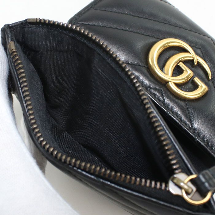 Gucci GG Marmont Trifold Wallet Quilted Leather — view 9