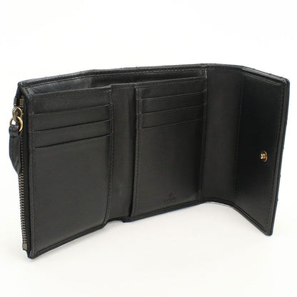 Gucci GG Marmont Trifold Wallet Quilted Leather — view 3