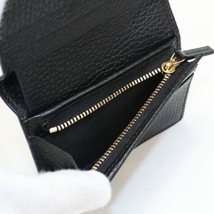 Gucci Card Case Wallet GG Supreme Bifold Leather — view 5