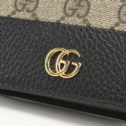 Gucci Card Case Wallet GG Supreme Bifold Leather — view 4