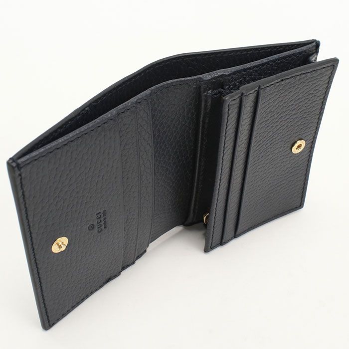 Gucci Card Case Wallet GG Supreme Bifold Leather — view 3